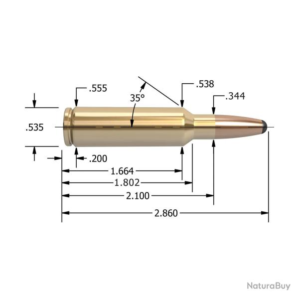 Douilles Nosler Cal. 300 WSM x25
