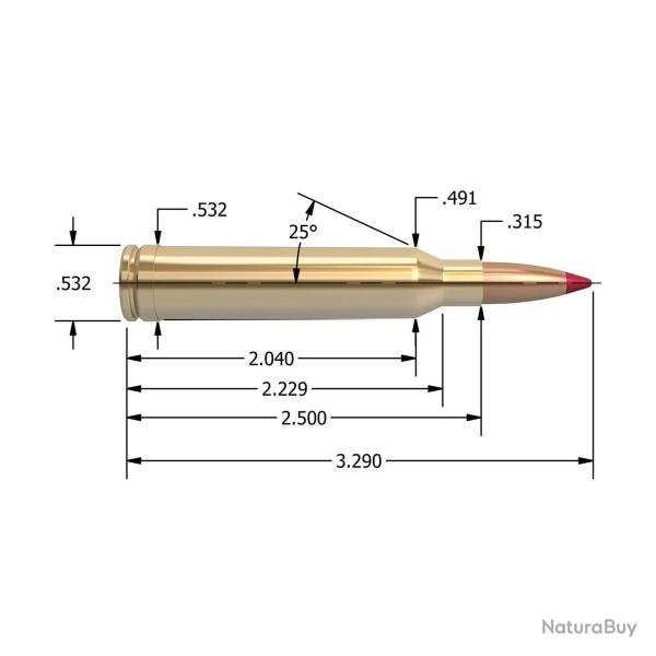 Douilles Nosler Cal. 7mm Rem Mag x50