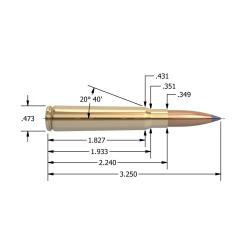 Douilles Nosler Cal. 8x57 JS Mauser x50