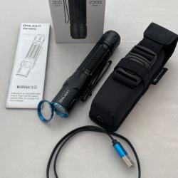 Lampe tactique Olight Warrior 3S (s&eacute;curit&eacute;, patrouille, d&eacute;fense)