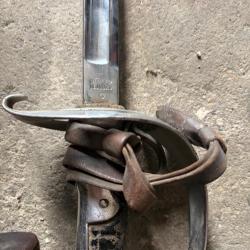 Sabre d'officier suisse Mod&egrave;le 1899 - Waffenfabrik Neuhausen (Complet)