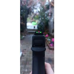 Ensemble Vis&eacute;e Fibre Optic | Glock [Rouge+Vert]