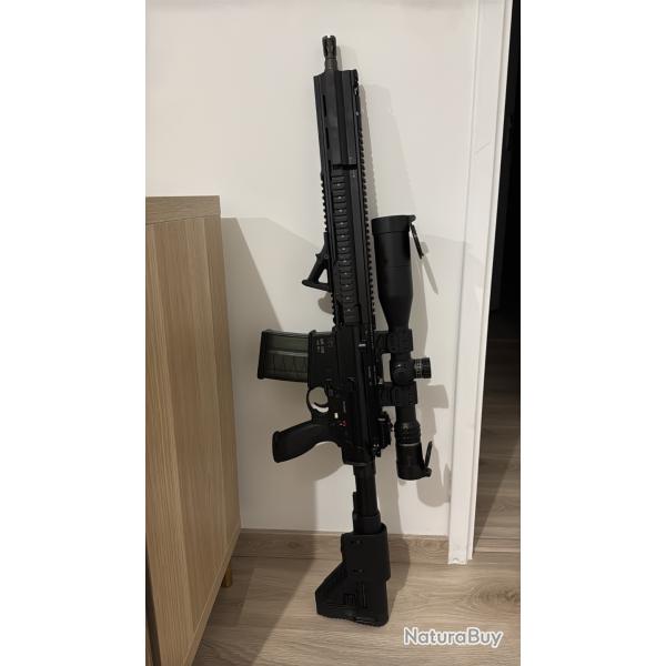 HECKLER & KOCH MR308 A3 G28 16,5" + Lunette BURRIS Tactical XTR II 3-15 X 50