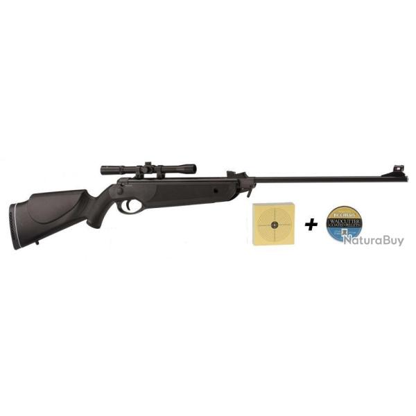 Carabines � air Cal. 4,5mm Beeman Bay Cat 16 Joules avec lunette 4x20 + plomb + cibles a saisir