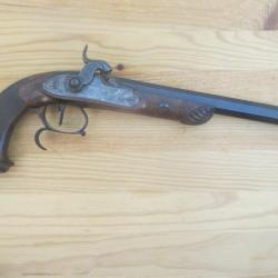 Pistolet &agrave; percussion de duel ou de tir
