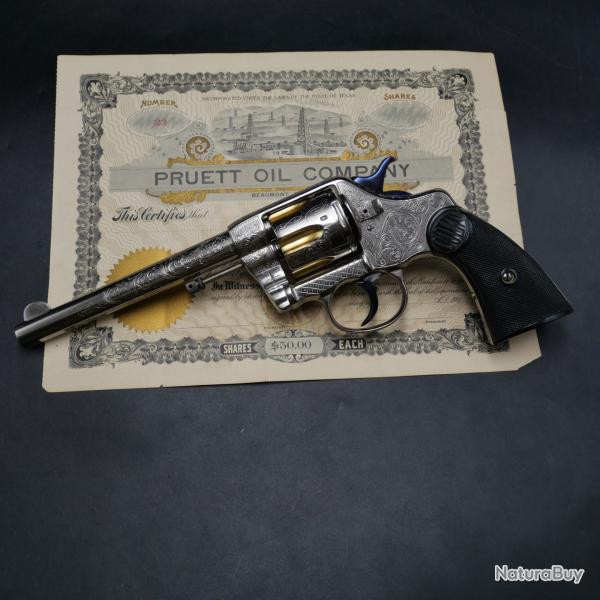Colt Grav� Double Action New Army Model 1895 fabrication tardive 1904- 38LC - Cat�gorie D
