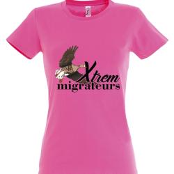Tee-shirt oie rieuse rose XTREM MIGRATEURS-XL