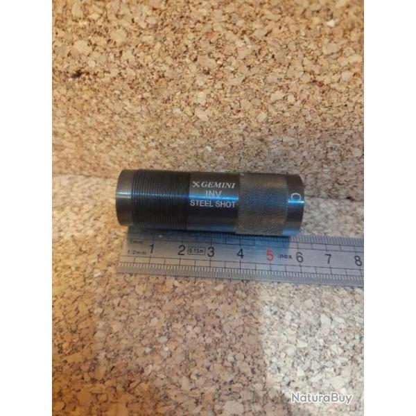 2 Chokes INVECTOR Gemini  CAL.12 extended+20mm 1/4 et 1/2