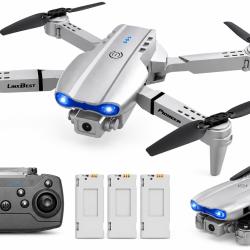 Drone avec stabilisateur et 3 batteries lithium - Garantie 2 ans