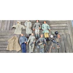 Rare lot ancien jouet GI joe soldat allemand no big jim ww2