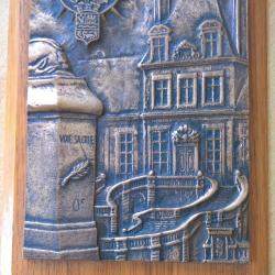 Plaque bronze souvenir 602&egrave;me RCR