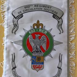 Fanion 602&egrave;me RCR R&eacute;giment de Circulation Routi&egrave;re (1)