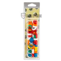Bagues de Rep&eacute;rage Clips par 100