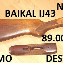 crosse NEUVE + devant fusil BAIKAL IJ43 BAIKAL IJ 43 dernier modele - VENDU PAR JEPERCUTE (b12068)