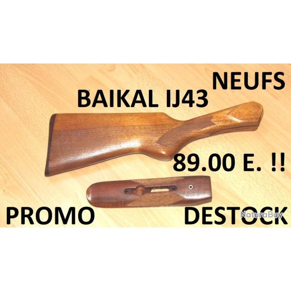 crosse NEUVE + devant fusil BAIKAL IJ43 BAIKAL IJ 43 dernier modele - VENDU PAR JEPERCUTE (b12068)