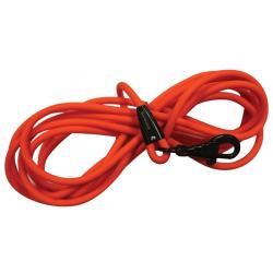 Longe chien de sang SOMLYS orange fluo 10m largeur 8mm