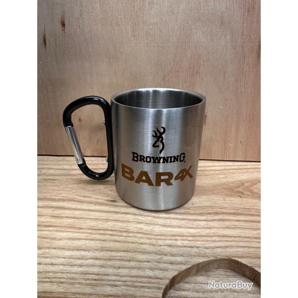 Mug / Tasse inox BROWNING BAR 4x