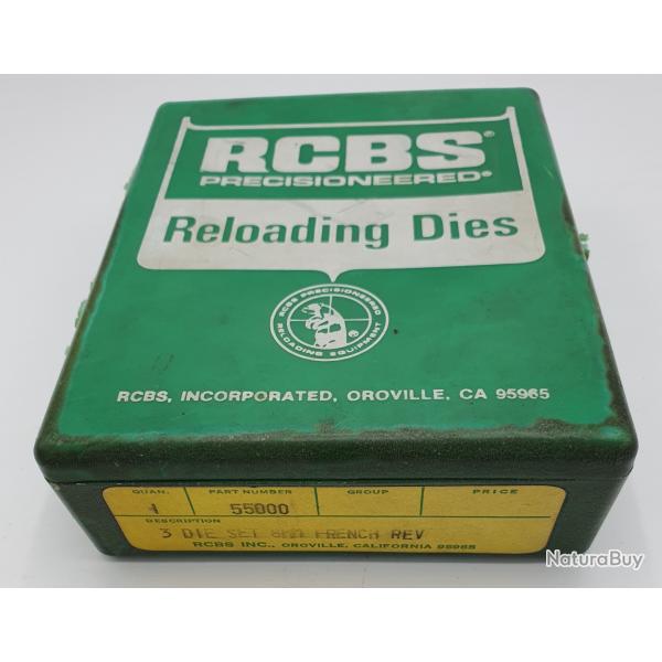 Jeux d'outils RCBS : 8mm92 avec support de douille.