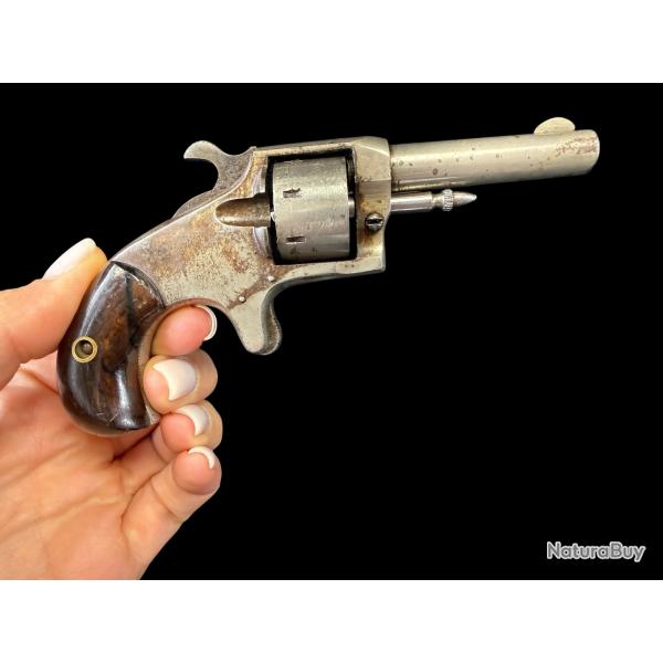 RARE REVOLVER HOOD F.A. Co mod�le D�fiance cal. 22 short num�ro 197