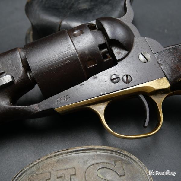 Colt 1860 calibre 44 fabrication 1862 - Marquage US Army - Cat�gorie D avec PV BNE