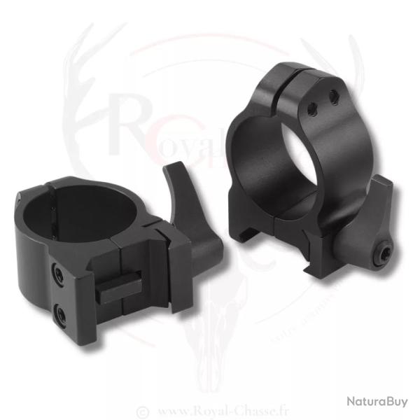 2 colliers acier Diam.30mm Extra Haut BH16 WARNE