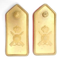 Paire d'&eacute;paulettes d'officier d'infanterie italien (p&eacute;riode de la monarchie)
