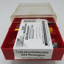 Jeux d'outils LEE : 222 Remington avec support de douille.