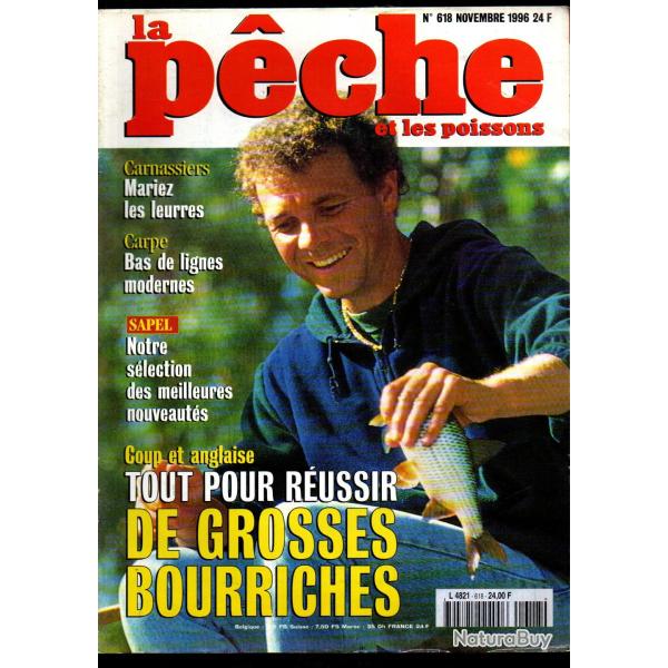 la p�che et les poissons  618 de 1996, montage mixte, vercors, leurres souples, grand fleuve