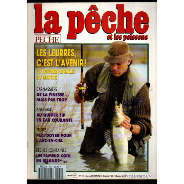 la p�che et les poissons  583 d�cembre 93, les leurres , truite , anglaise oblade, brochets