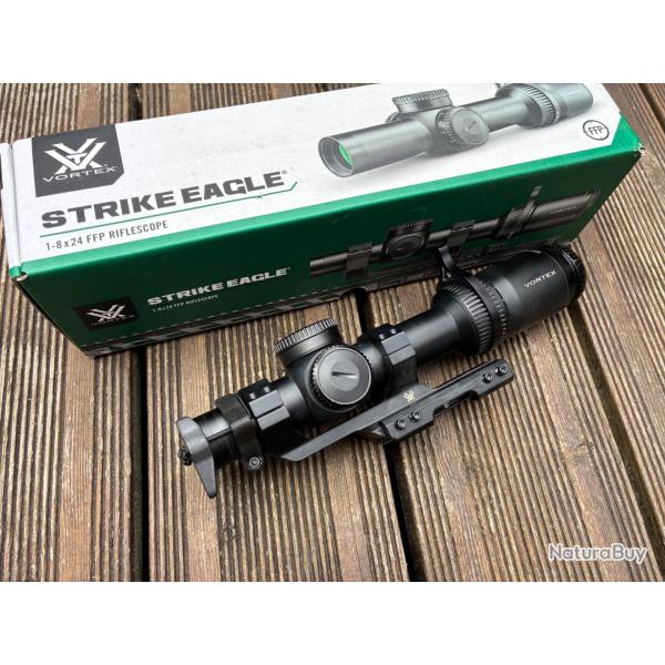 Vortex Strike Eagle 1-8x24 FFP avec montage Vortex - Excellent �tat