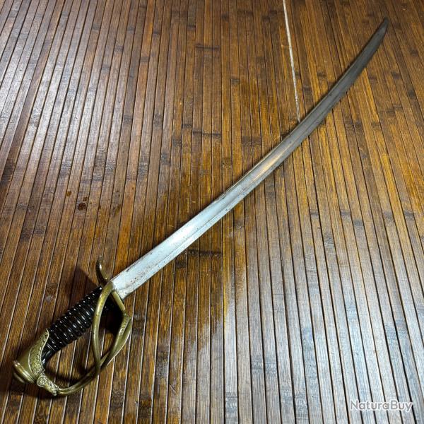 BEAU SABRE FRAN�AIS 1822 DE CAVALERIE MANUFACTURE D'ARMES DE CHATELLERAULT 1876