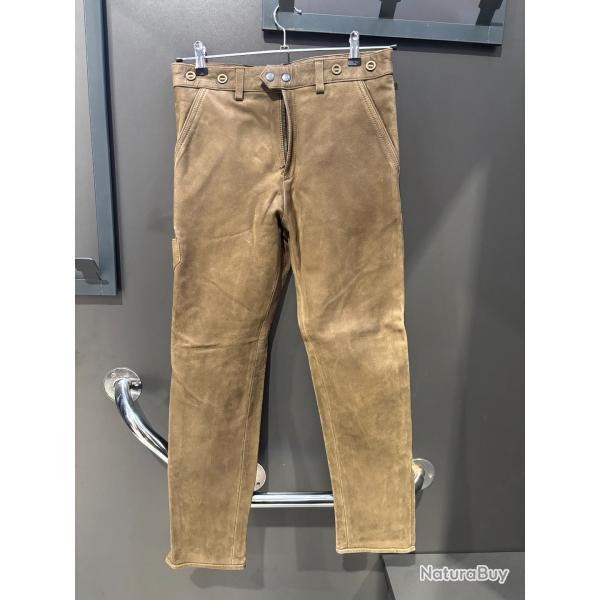 Pantalon de peau en cuir de buffle neuf taille 38 � 56, taille a choisir a l'achat