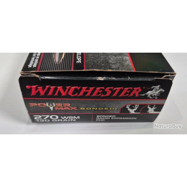 WINCHESTER 270 WM POWER MAX 130 GR