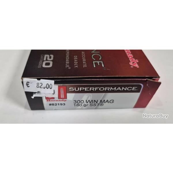 HORNADY SUPERFORMANCE 300 WIN 180 GR