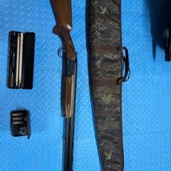 Fusil de chasse superpos&eacute; Suhlberg 12/76 avec choke kit de nettoyage et housse de protection