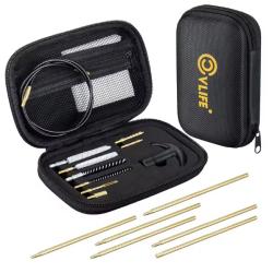 Kit de nettoyage universel pour .177 .22, 18 pi&egrave;ces, tiges en laiton, brosses, serpilli&egrave;res