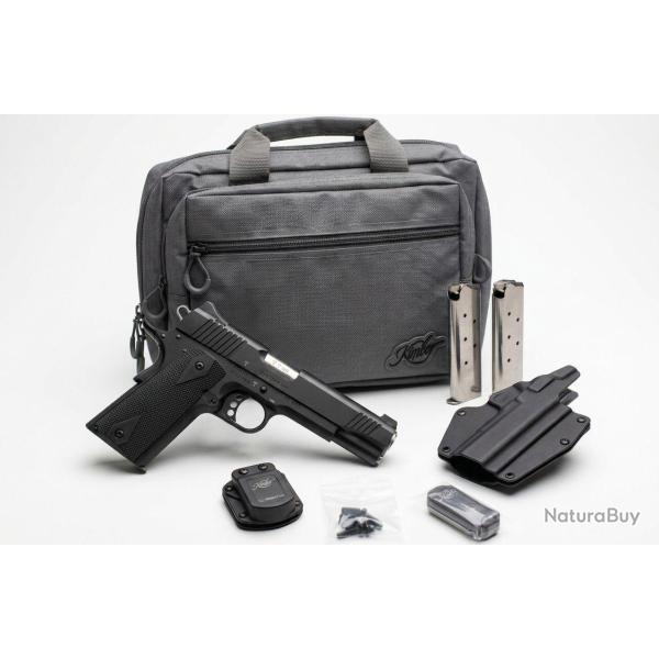 KIMBER SURPRISE ! PISTOLET KIMBER 1911 CUSTOM LW BLACK CAL.45ACP CLUB BUNDLE