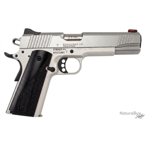 KIMBER SURPRISE ! PISTOLET KIMBER 1911 LW STAINLESS ARCTIC CAL.9x19