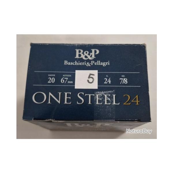 LOT 2 BOITES ONE STEEL 24 CAL 20 PLOMB 5