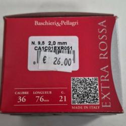 LOT 5 BOITES B&P EXTRA ROSSA 410 MAGNUM PROMO PLOMB 5 OU 9.5