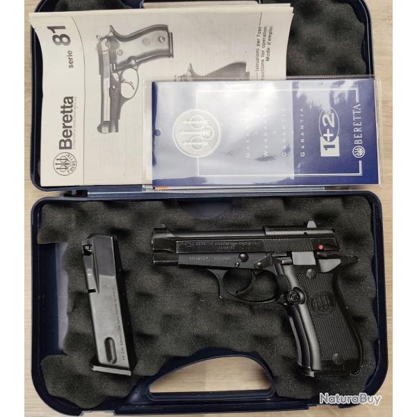 Pistolet BERETTA mod. 84 FS Cheetah - Cal 9mm short - Mallette, 2 chargeurs (Occasion)