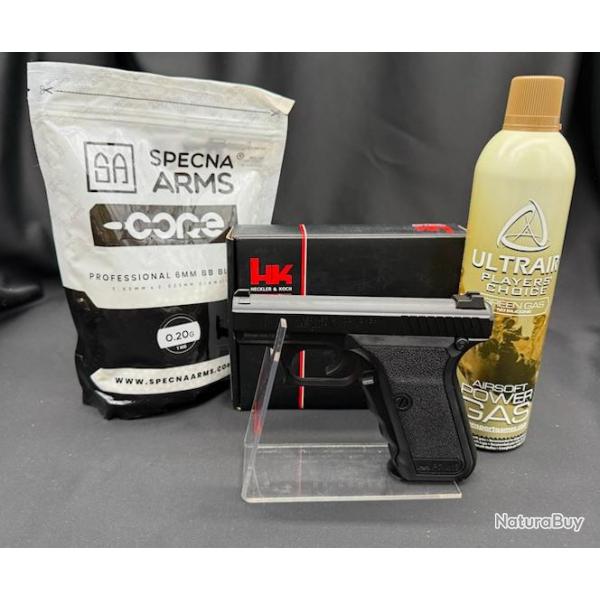 PACK PR�T A TIRER "Nouveaut� 2026" PISTOLET H&K P7 M13 BBS 6MM GAZ