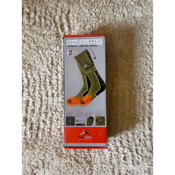 Chaussettes chauffantes prohunt neuf