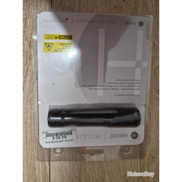 Kit de vis�e laser rouge tactique -  Hawke, r�f�rence 43100 pour rails weaver NEUF !
