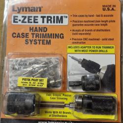 Kit raccourcisseur de douilles LYMAN E-ZEE TRIM (armes de poing) HILMAR SUPER DESTOCK !!!