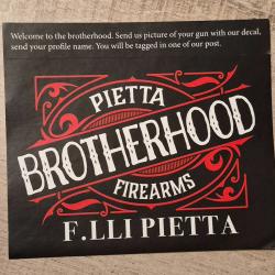 Autocollant armes , tir , revolver , pistolet , PIETTA