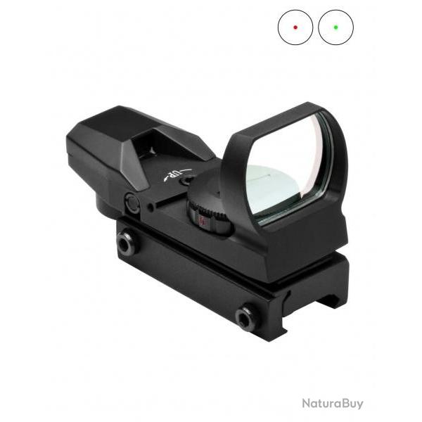 Point rouge Tactical Ops flexline multi reticule