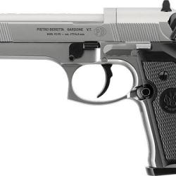 Pistolet &agrave; plomb 4.5 mm UMAREX - BERETTA 92 FS (4 joules max) Nickel Synth&eacute;tique