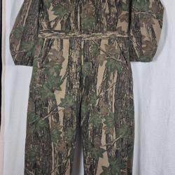 Combinaison 1 pi&egrave;ce, motif camouflage type Realtree / for&ecirc;t - taille L chasse
