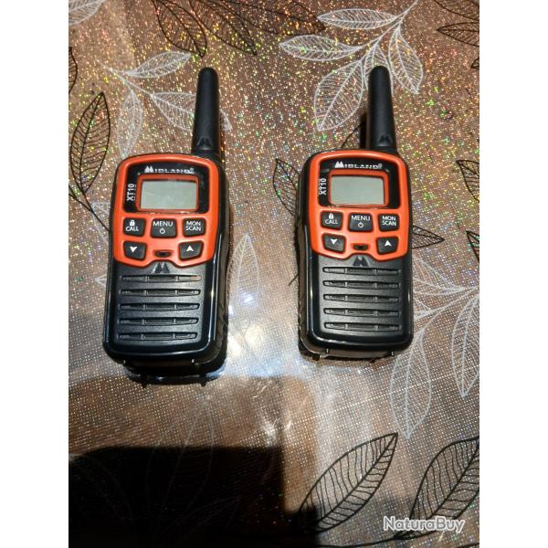 2 Talkies walkies midland xt10
